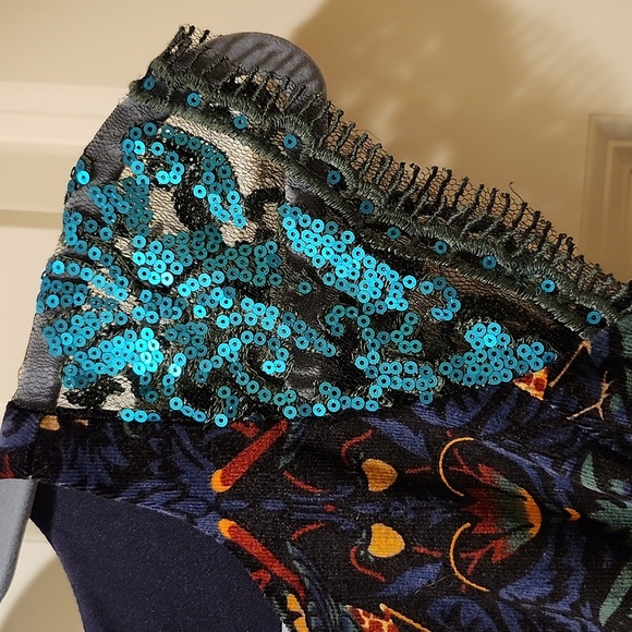 NWOT ANTHROPOLOGIE EVA FRANCO LARKSONG BIRD CORDUROY DRESS SZ 4 - Picture 11 of 11